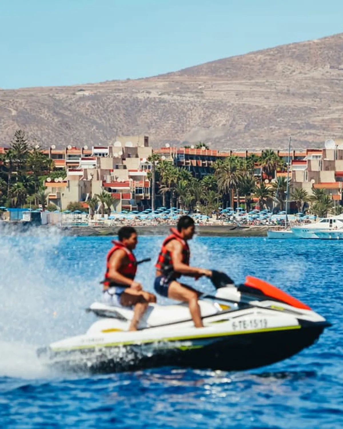 Jet ski along the south coast