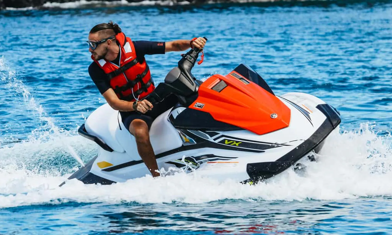 Jet ski along the south coast