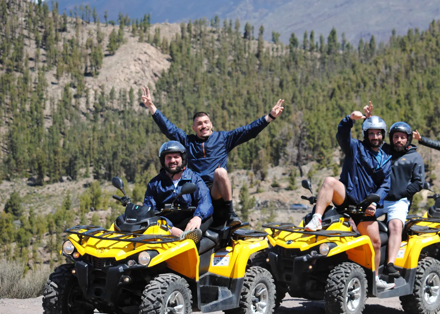 Across the Teide volcano by quad