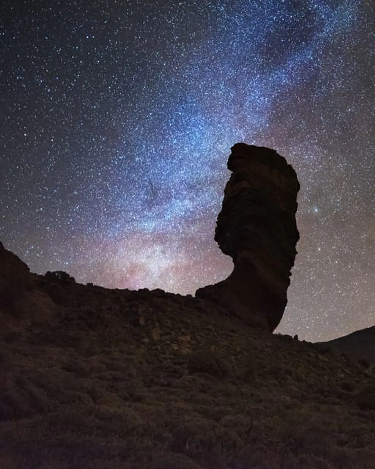 Teide under the stars