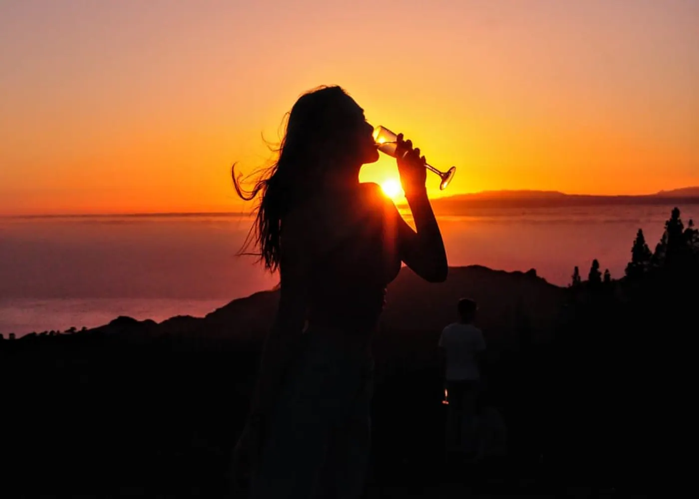 Sunset, dinner and stars at Teide